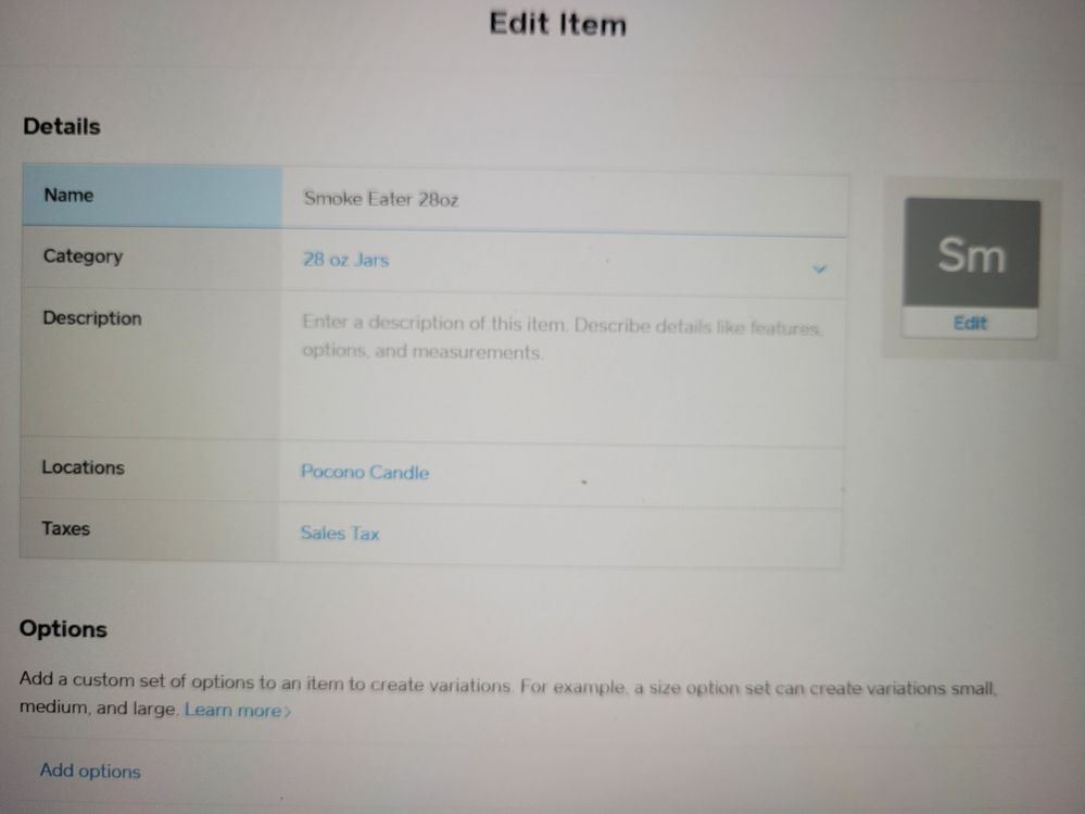 to add price go to EDIT ITEM