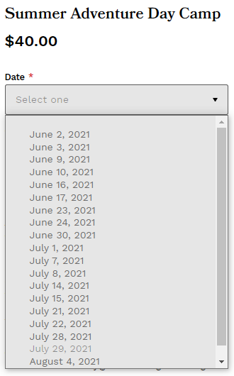 2021 Date Selection Dropdown of Camp Dates for Remaining Quanity Display Feature Request.png