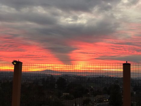 Sunset in Vallejo, CA.
