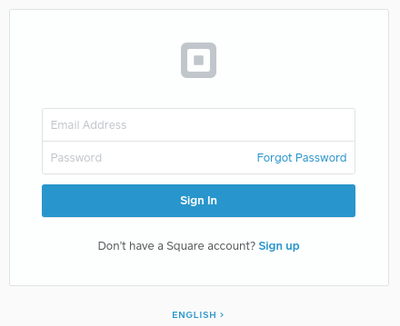 From the app or from your online Square Dashboard click Forgot Password to send yourself a password reset email.