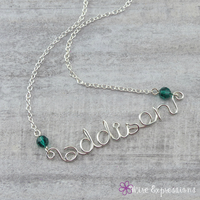 Name Necklace - Sterling Silver