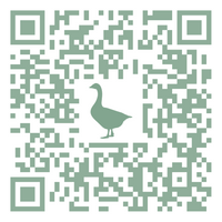 Use this QR code to learn more about Grace at https://linktr.ee/graciegoosedesigns