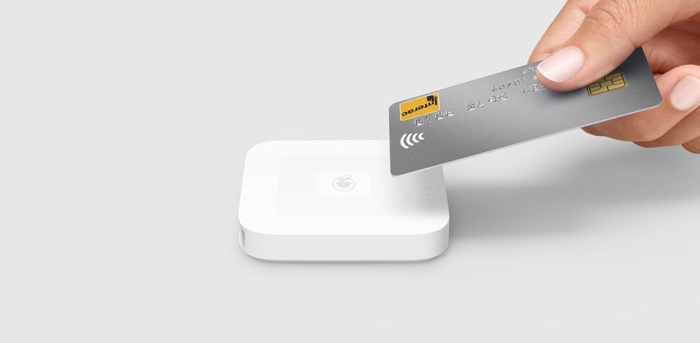 Square reader for contactless and chip